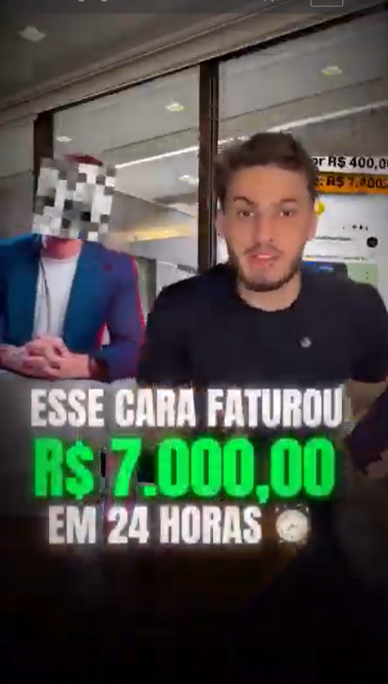 Performance edit: R$7.000 in 24 hours